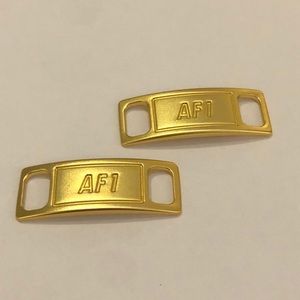 Gold Nike Airforce 1 Dubraes original AF1